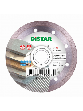 Diamond Blade 1A1R 4 1/2  Decor Slim – Precision Tile Cutting Blade