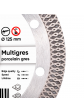 Turbo Diamond Blade 1A1R 4 1/2 inch MULTIGRES for ceramic tile and porcelain cutting